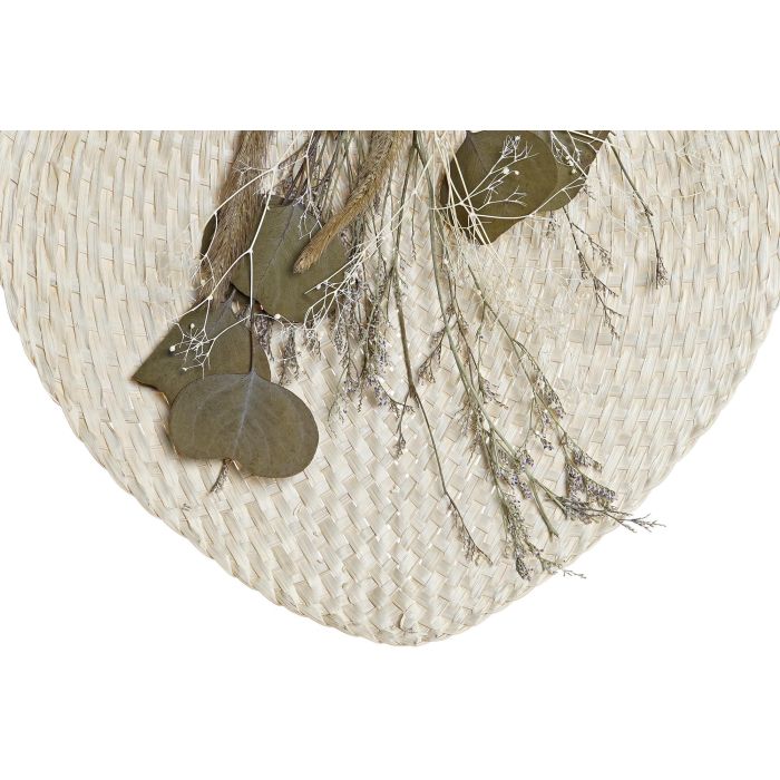 DKD Home Decor | Set de 12 Abanicos de Fibra para Decoración de Pared Estilo Shabby | Colores Natural y Verde | 34x28x1 cm 1 DKD Home Decor | Set de 12 Abanicos de Fibra para Decoración de Pared Estilo Shabby | Colores Natural y Verde | 34x28x1 cm 1