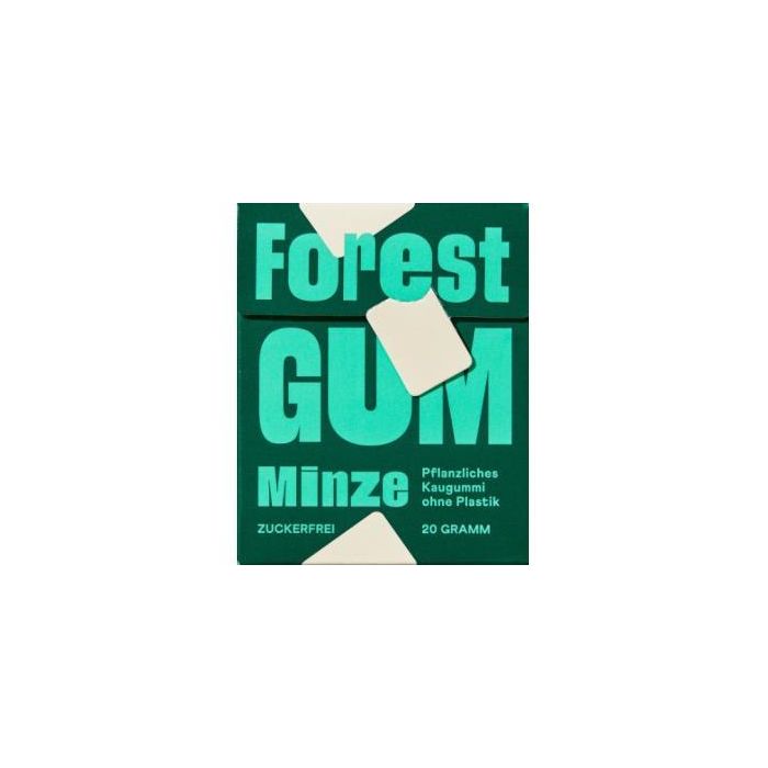 FOREST GUM Chicle de Menta 20Gr. Vegano