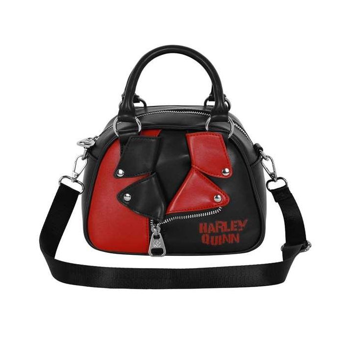 Karactermania Bolso Bowling Fashion Harley Quinn Jacket Negro 22 x12 x16 cm 1