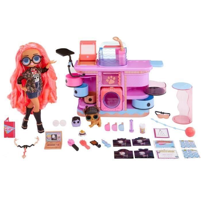 LOL Surprise OMG I AM - Rescue Vet Set|Consultorio veterinario - Muñeca + 2 animales y accesorios - A partir de 4 años. 1