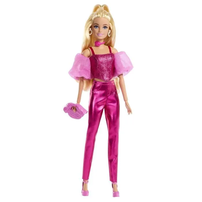 Mattel Muñeca Barbie Deluxe Metalizada con Corset Rosa 4 Mattel Muñeca Barbie Deluxe Metalizada con Corset Rosa 4