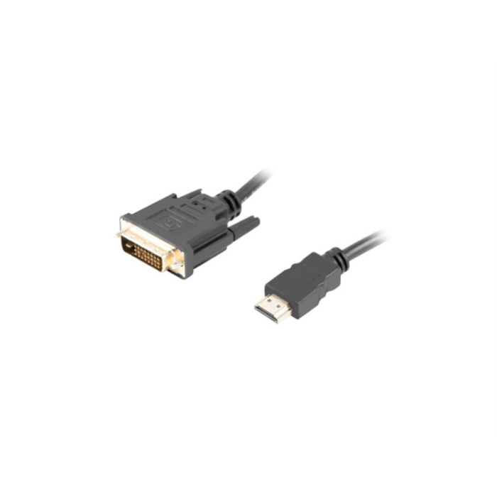Lanberg CA-HDDV-20CU-0018-BK adaptador de cable de vídeo 1,8 m HDMI tipo A (Estándar) DVI-D Negro Lanberg CA-HDDV-20CU-0018-BK adaptador de cable de vídeo 1,8 m HDMI tipo A (Estándar) DVI-D Negro