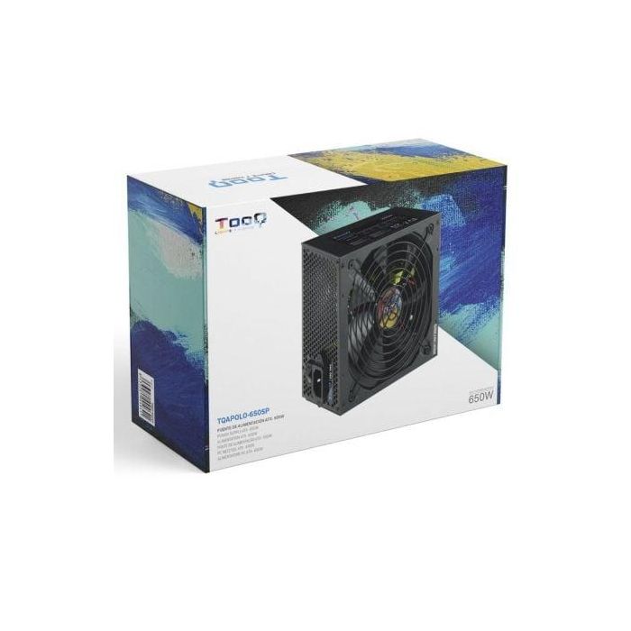 TooQ TQAPOLO-650SP Fuente de Alimentación ATX 650W con PFC Activo, Ventilador silencioso 140mm, Crossfire SLI 4 TooQ TQAPOLO-650SP Fuente de Alimentación ATX 650W con PFC Activo, Ventilador silencioso 140mm, Crossfire SLI 4