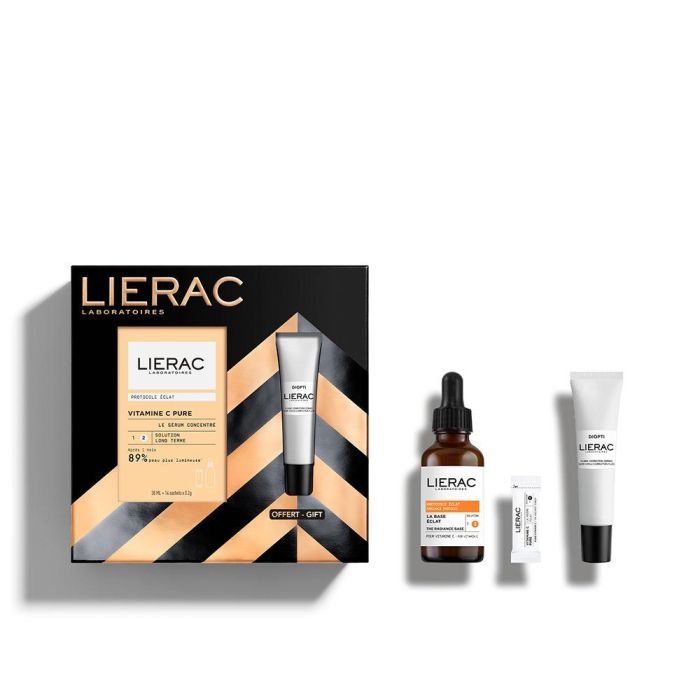 Lierac Suero Luminosidad con Vitamina C Pura 20% para Rostro | Antiarrugas y Antioxidante | Estuche 2 pz