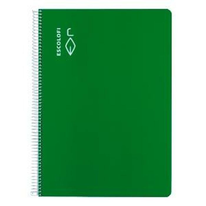 Cuaderno ESCOLOFI Verde A4 Din A4 40 Hojas (5 Unidades) 1 Cuaderno ESCOLOFI Verde A4 Din A4 40 Hojas (5 Unidades) 1