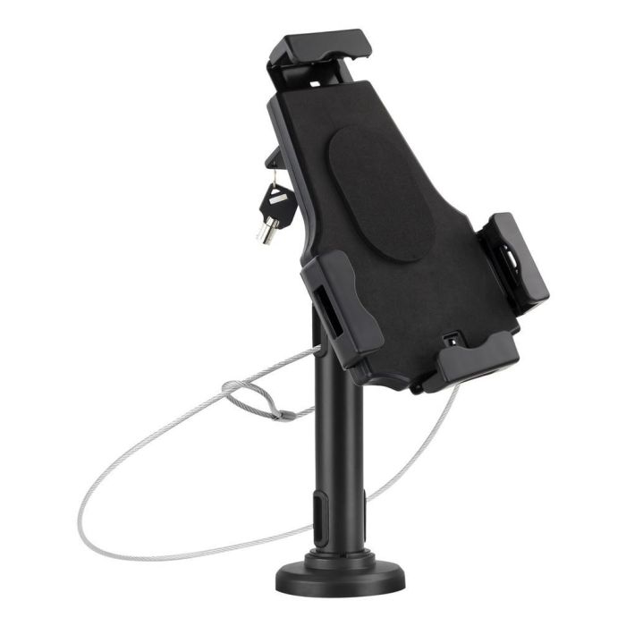 TooQ TQTDS0812 Soporte Antirrobo de Mesa/Pared para Smartphone/Tablet 7.9"-10.5" Ajustable Profesional Negro