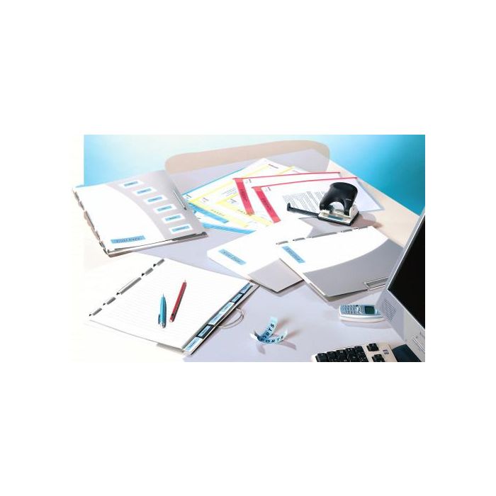 Dymo 45014 Cinta de Transferencia Térmica D1 Etiquetas Estándar Azul Sobre Blanco 12mm x 7m Poliester Autoadhesiva Rotuladora Labelmanager 3