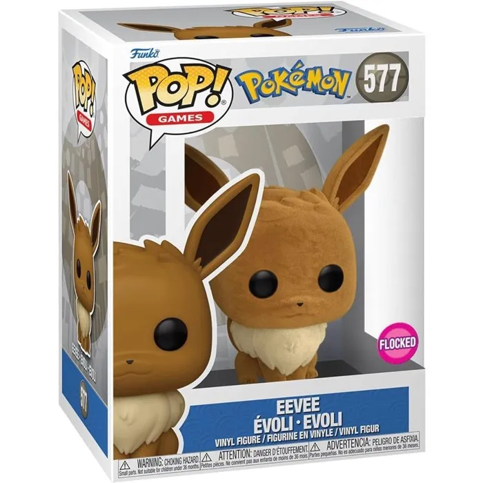 Funko Pop Figura Eevee Pokemon Flocked Vinilo 7.6 cm FUN0889698646369 Funko Pop Figura Eevee Pokemon Flocked Vinilo 7.6 cm FUN0889698646369