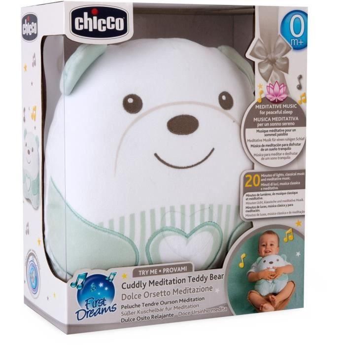 Chicco CHI8058664178438 Osito de peluche suave verde desde el nacimiento 5 Chicco CHI8058664178438 Osito de peluche suave verde desde el nacimiento 5