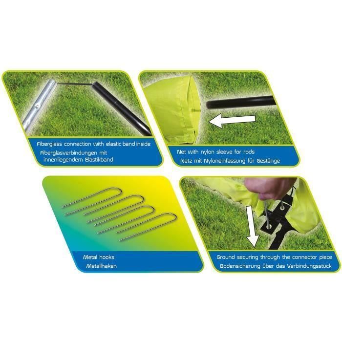 Schildkrot SCH4000885709858 Portería de fútbol plegable XL 2