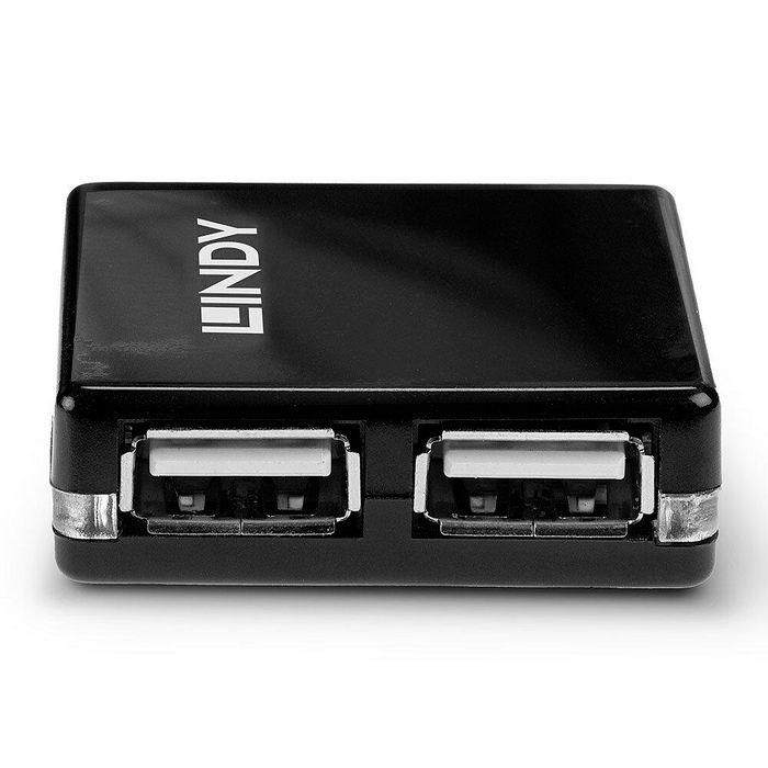 Hub USB LINDY 42742 Negro 2