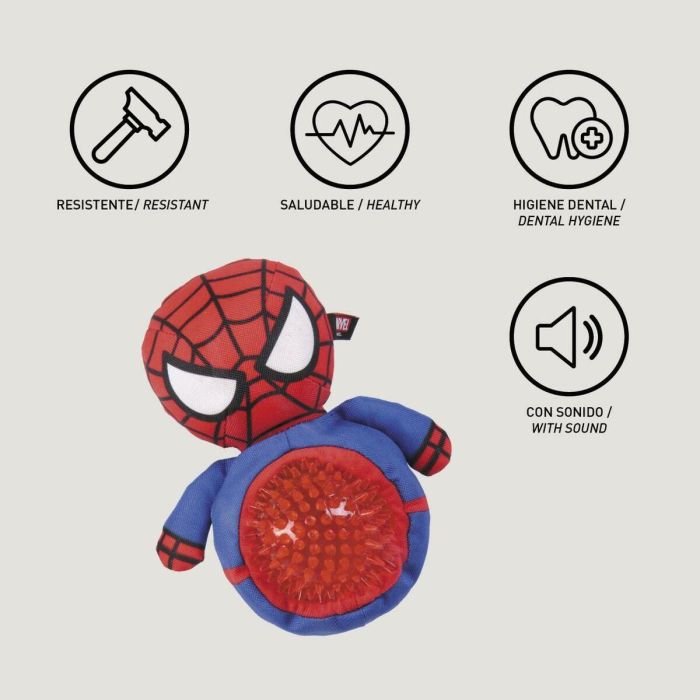 Peluche para perro pelota spiderman 11.0 x 18.0 x 10.0 cm 2 Peluche para perro pelota spiderman 11.0 x 18.0 x 10.0 cm 2