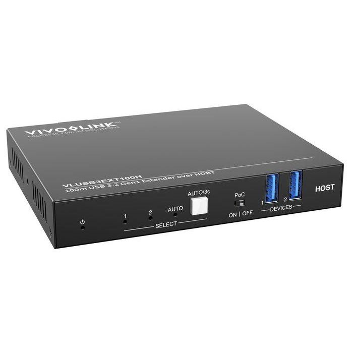 Vivolink 100m USB 3.2 Gen1 Extender over HDBT Host 1 Vivolink 100m USB 3.2 Gen1 Extender over HDBT Host 1