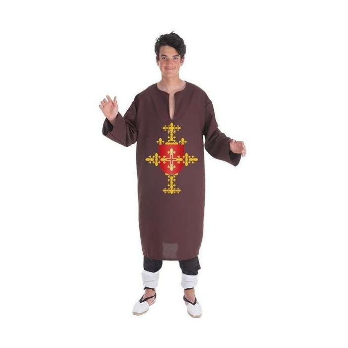 Disfraz adulto túnica marrón talla l Disfraz adulto túnica marrón talla l