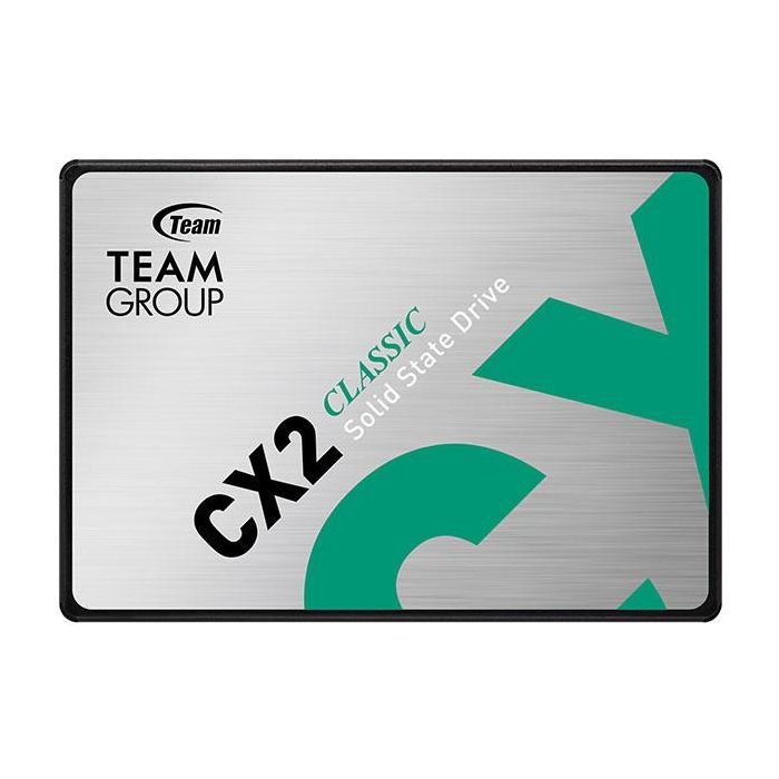 Teamgroup CX2 Disco Duro Interno Sólido SSD 1TB 2.5 pulgadas SATA3 Memoria 3D NAND Velocidad hasta 540MB/s Lectura 0 Teamgroup CX2 Disco Duro Interno Sólido SSD 1TB 2.5 pulgadas SATA3 Memoria 3D NAND Velocidad hasta 540MB/s Lectura 0