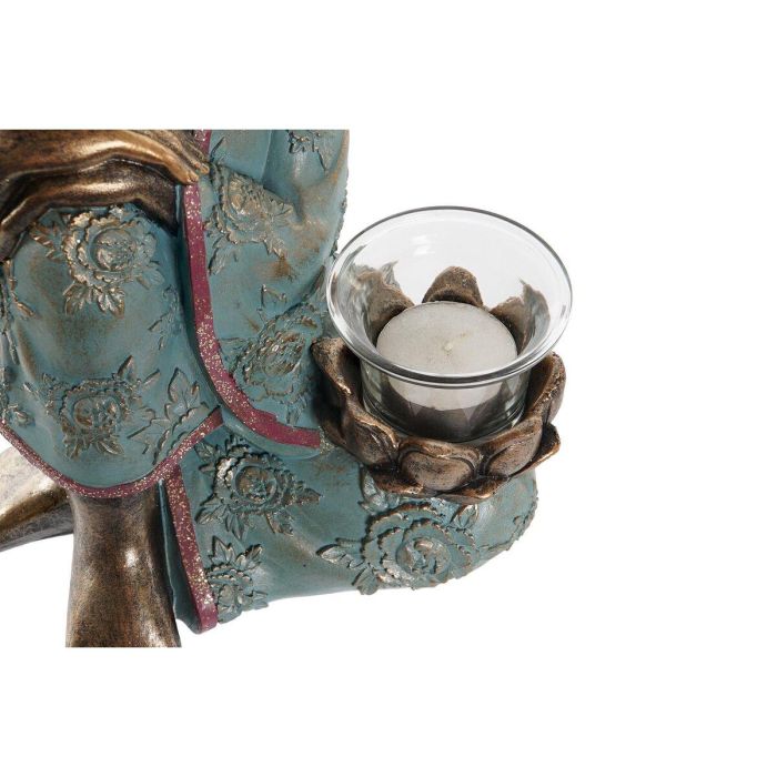 Figura Oriental DKD Home Decor Dorado Verde 14.5 x 23.7 x 17 cm (2 Unidades) 1 Figura Oriental DKD Home Decor Dorado Verde 14.5 x 23.7 x 17 cm (2 Unidades) 1