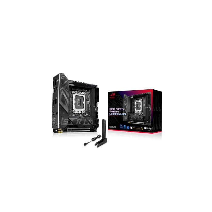 ASUS ROG STRIX B860-I GAMING WiFi Intel B860 LGA 1851 (Socket V1) mini ITX 10 ASUS ROG STRIX B860-I GAMING WiFi Intel B860 LGA 1851 (Socket V1) mini ITX 10