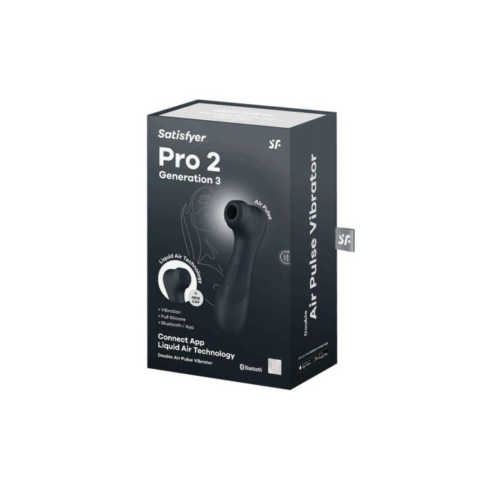 Succionador de Clítoris Satisfyer Pro 2 Generation 3 Negro Succionador de Clítoris Satisfyer Pro 2 Generation 3 Negro