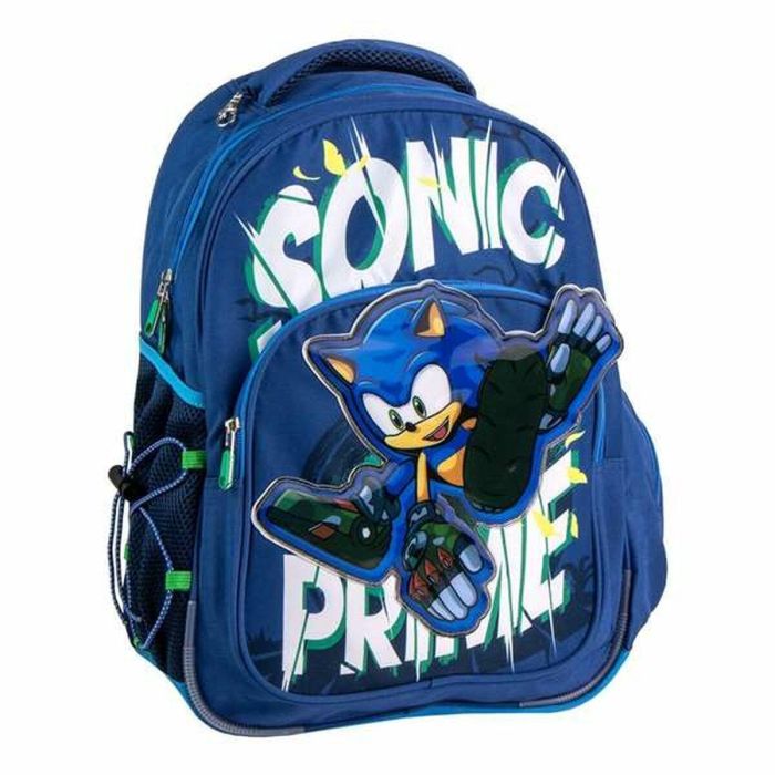 Mochila escolar mediana 42 cm sonic prime 3.3 x 4.2 x 42.0 cm Mochila escolar mediana 42 cm sonic prime 3.3 x 4.2 x 42.0 cm