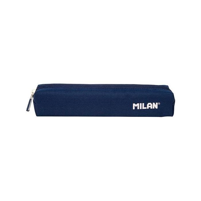 Milan Estuche Portatodo Mini 1918 Collection Azul Marino - Tejido Ripstop Resistente, Forro Interior Estampado Milan Estuche Portatodo Mini 1918 Collection Azul Marino - Tejido Ripstop Resistente, Forro Interior Estampado