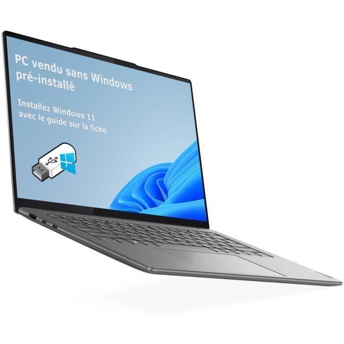 Portátil LENOVO Yoga Pro 7 14IMH9 | Pantalla táctil 14.5 3K 120hz - Intel Ultra 5 125H - 32GB RAM - 512GB SSD - Sin Windows - AZERTY 1