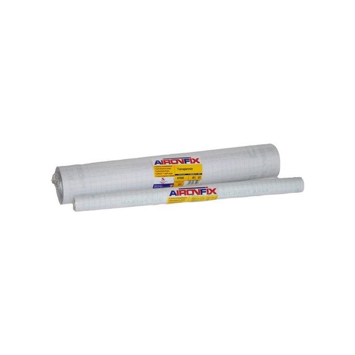 Aironfix 69614 Rollo Adhesivo Removible Transparente 0,45 x 3m para Forrar Superficies y Manualidades