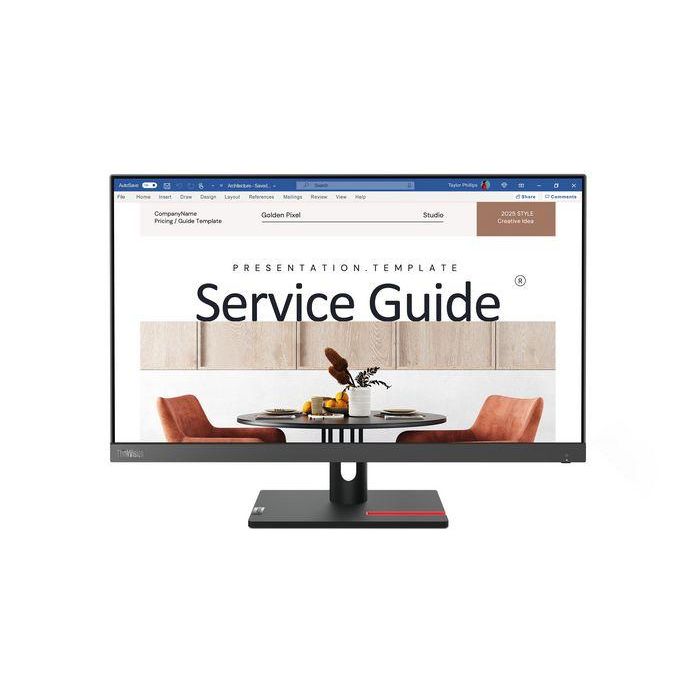 Lenovo Monitor S24i-30 S24i30 63DEKAT3EU 23.8 pulgadas Full HD 100Hz IPS LED Negro 1