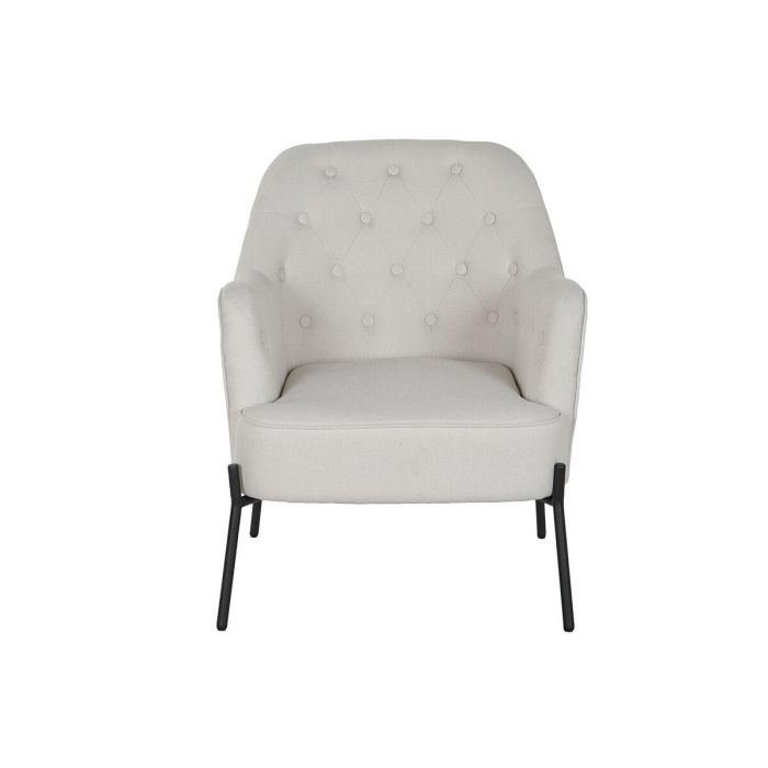 Sillon Scandi DKD Home Decor Beige Negro 73 x 79.5 x 65 cm 5 Sillon Scandi DKD Home Decor Beige Negro 73 x 79.5 x 65 cm 5