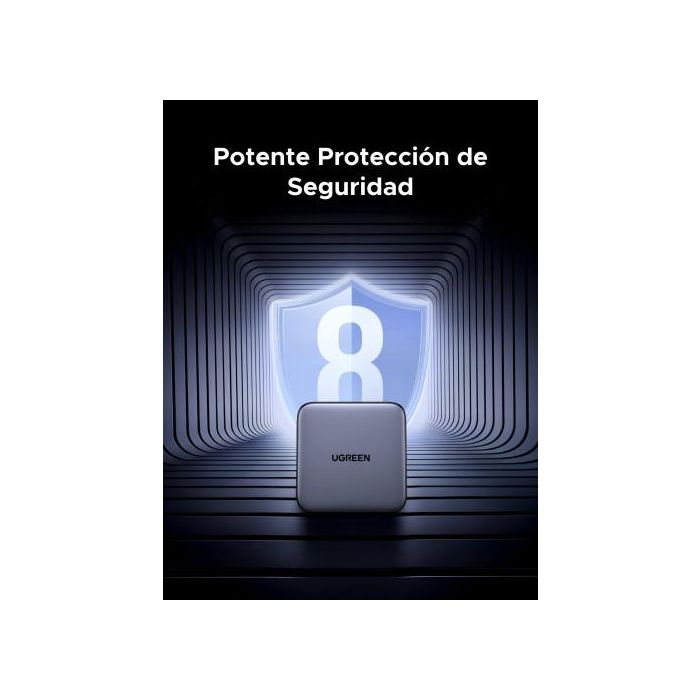 Ugreen Nexode Universal Negro, Gris Corriente Alterna Carga Rápida Interior 10