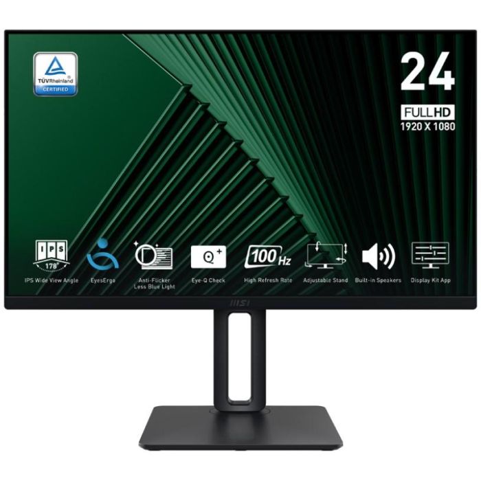 MSI PRO MP245PG 60cm (24") IPS FHD HDMI/DP 4ms 100Hz Pivot 3 MSI PRO MP245PG 60cm (24") IPS FHD HDMI/DP 4ms 100Hz Pivot 3