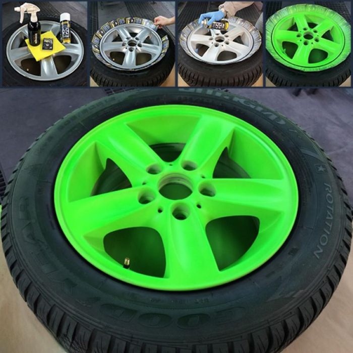 Goma Líquida para Coches Mibenco Verde 400 ml 2 Goma Líquida para Coches Mibenco Verde 400 ml 2