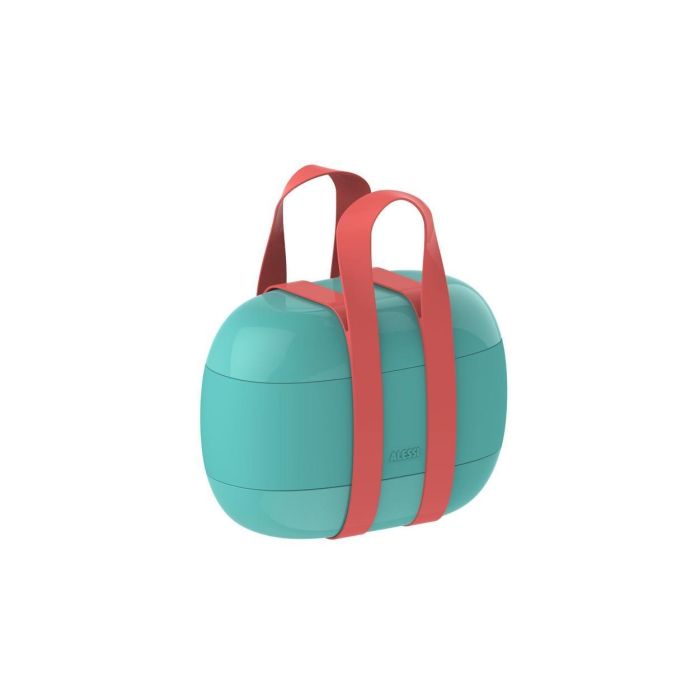 Alessi SA02 LAZ FOOD À PORTER Fiambrera de Resina Verde con 3 Compartimentos 0 Alessi SA02 LAZ FOOD À PORTER Fiambrera de Resina Verde con 3 Compartimentos 0