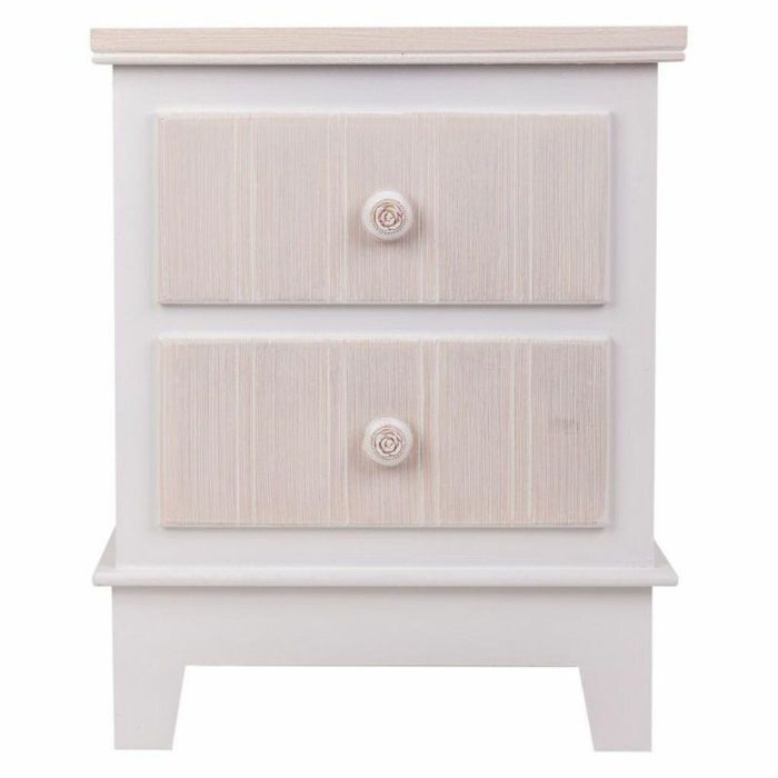 Mesita de Noche Alexandra House Living Blanco 30 x 50 x 40 cm 5