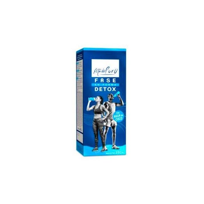 Estado Puro Fase Detox En Forma 250ml Líquido, Suplemento Para Ponerse En Forma Saludable, Apto Veganos