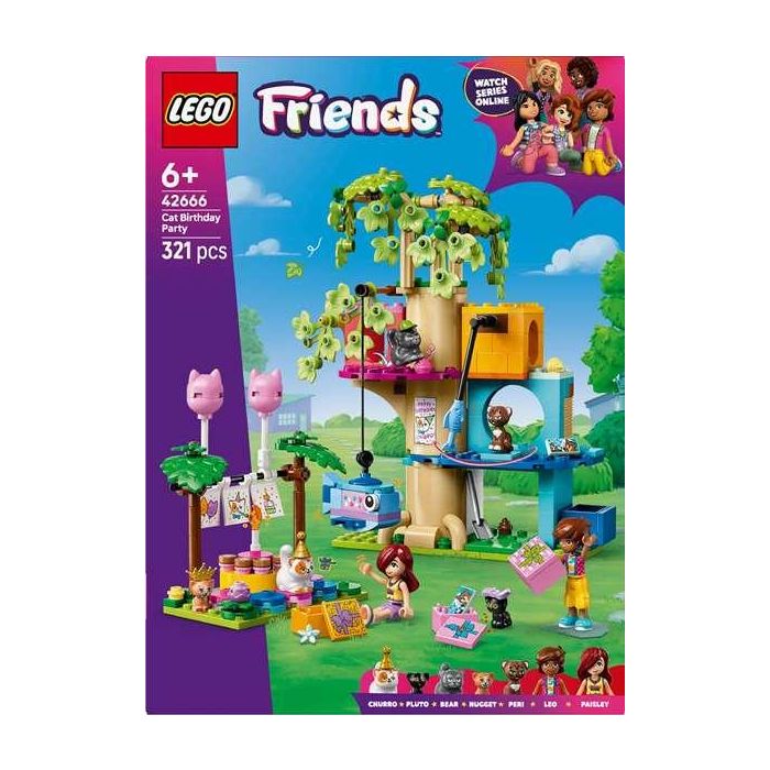 Fiesta de cumpleaños y casa del árbol felina lego friends 2 Fiesta de cumpleaños y casa del árbol felina lego friends 2