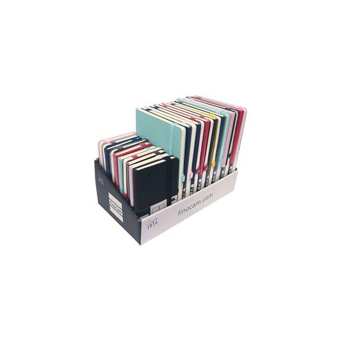 Cuaderno Finocam Nexo Surtido Expositor De 25 4X Tapa Blanda 9X15 Liso Surtido 1X Tapa Blanda 9X15 Dots Negro 4X Tapa Blanda A5 Liso Surtido 6X Tapa Blanda A5 Dots Surtido 3X Tapa Dura 9X15 Liso Surtido 2X Tapa Dura 9X15 Dots Surtido 5X Tapa Dura A5 Liso 