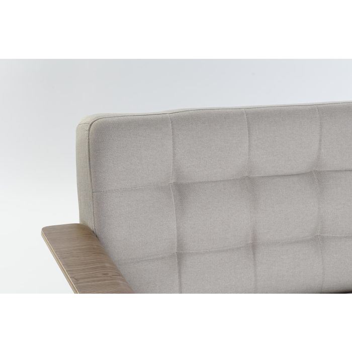 DKD Home Decor Sofá Cama Urban Beige y Marrón de Eucalipto y Poliéster Desmontable 203x87x81 cm Alt. asiento 41 cm 2 DKD Home Decor Sofá Cama Urban Beige y Marrón de Eucalipto y Poliéster Desmontable 203x87x81 cm Alt. asiento 41 cm 2