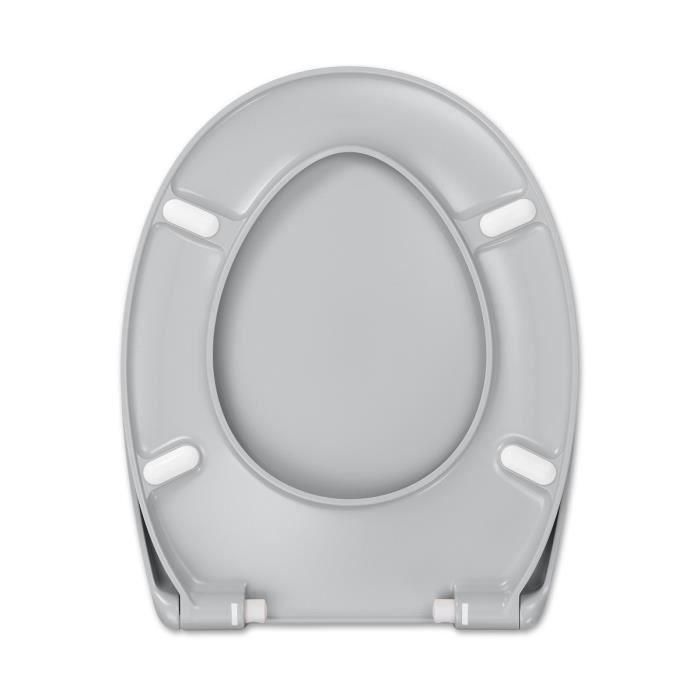 CEDO Asiento de inodoro Kapalua Beach gris 46x38.3x4.9cm 3 CEDO Asiento de inodoro Kapalua Beach gris 46x38.3x4.9cm 3
