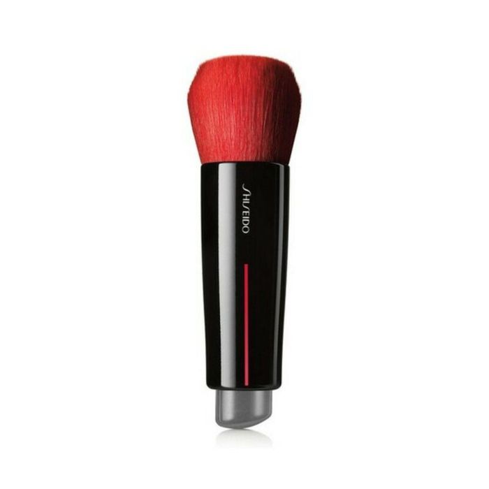 Shiseido DAIYA FUDE Face Duo Brocha de Maquillaje Profesional Doble Cabezal para Polvos, Cremas y Geles 1 Unidad