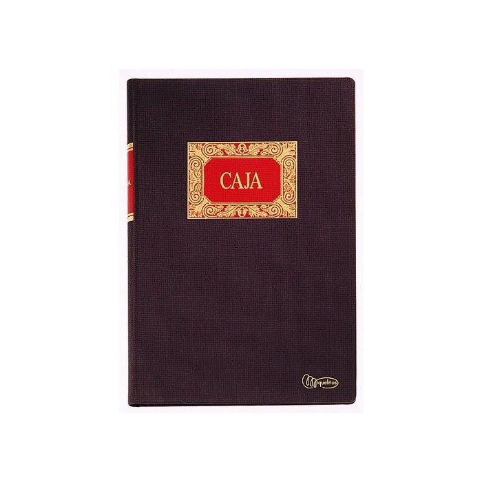 Miquelrius Libro de Registro Cuarto Apaisado 100 Hojas, Caja Entrada y Salida, Papel 90 g/m²