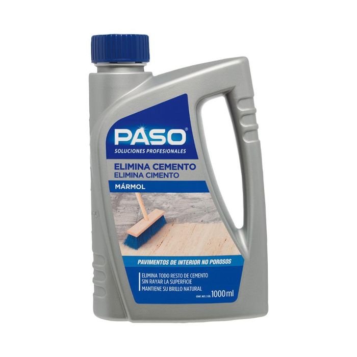 Paso Eliminador de Cemento para Mármol 1L 700211 - Tratamiento Específico para Suelos 0 Paso Eliminador de Cemento para Mármol 1L 700211 - Tratamiento Específico para Suelos 0
