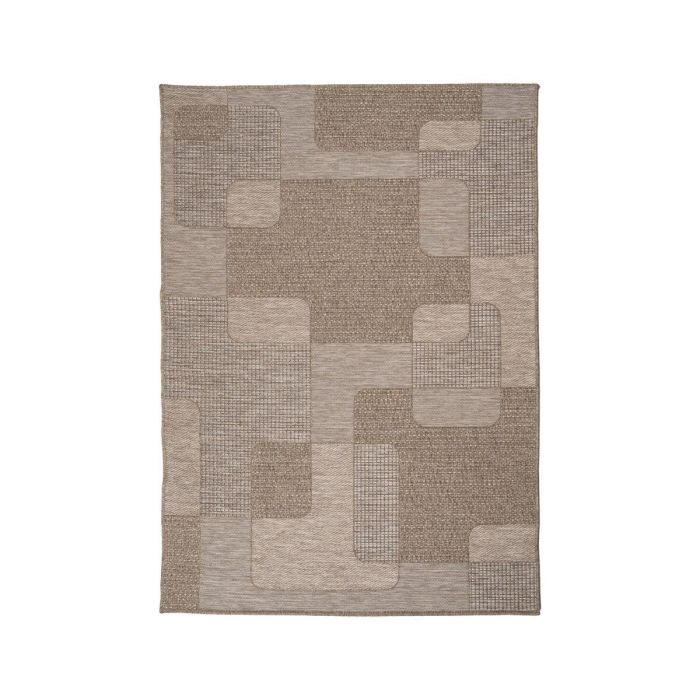 Alfombra Marrón Beige Polipropileno 160 x 2 x 230 cm