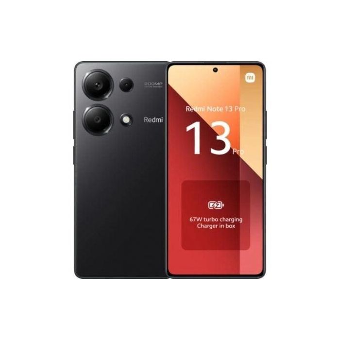 Smartphone Xiaomi Redmi Note 13 Pro 12GB/ 512GB/ 6.67"/ Negro Smartphone Xiaomi Redmi Note 13 Pro 12GB/ 512GB/ 6.67"/ Negro