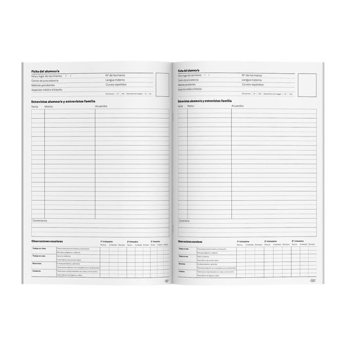 Additio Cuaderno Duplex A4 Para El Profesorado Pvc 112 Páginas C-Surtidos 4