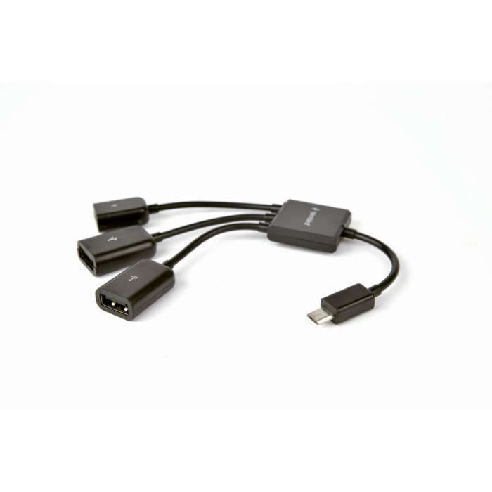 Gembird UHB-OTG-02 hub de interfaz USB 2.0 Micro-B Gembird UHB-OTG-02 hub de interfaz USB 2.0 Micro-B