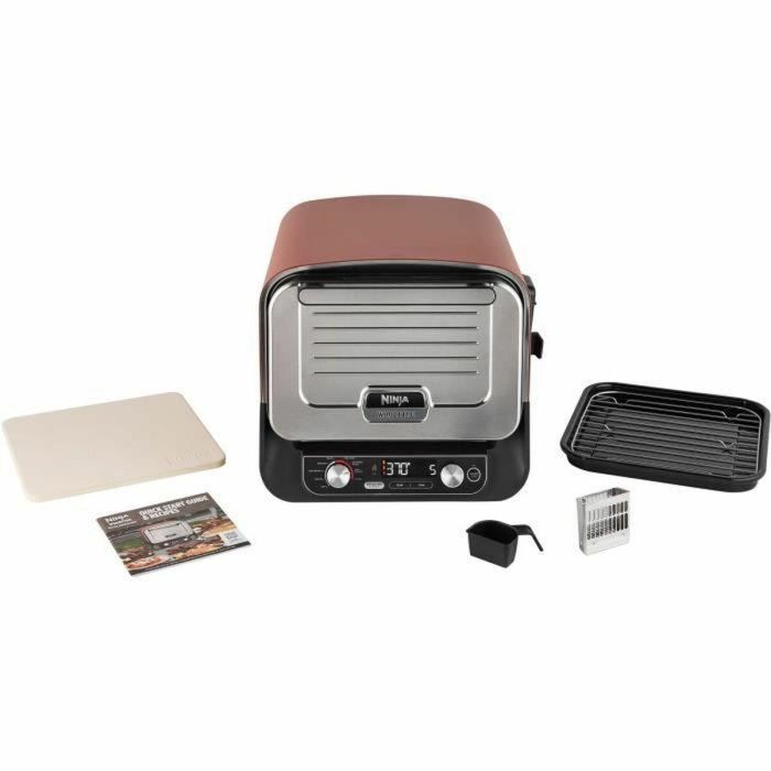 Ninja Horno de pizza eléctrico 8 en 1 OO101EU Placa pro-heat Piedra para pizza 6 posiciones Ninja Horno de pizza eléctrico 8 en 1 OO101EU Placa pro-heat Piedra para pizza 6 posiciones