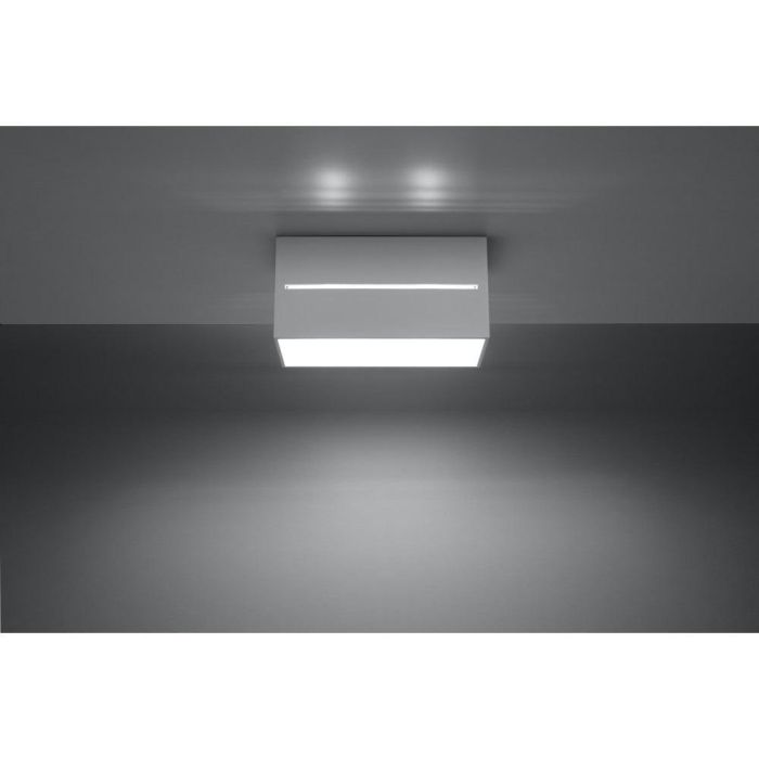 Lobo SOL-SL.0383 Lámpara de Techo Spotlight de Aluminio, Diseño Moderno Rectangular con Dos Bombillas para Espacios Minimalistas 2 Lobo SOL-SL.0383 Lámpara de Techo Spotlight de Aluminio, Diseño Moderno Rectangular con Dos Bombillas para Espacios Minimalistas 2