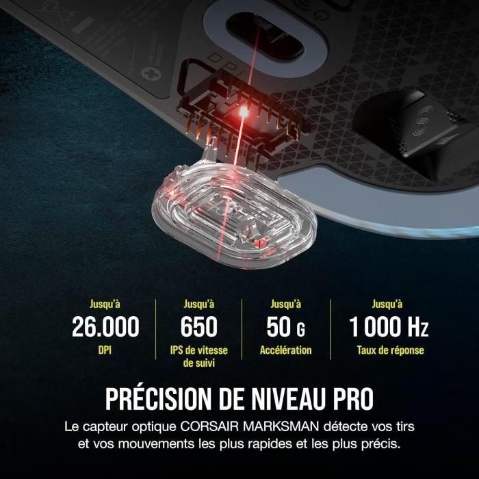 Ratón inalámbrico para juegos - CORSAIR - M75 Wireless - Ambidiestro, RGB 5 Ratón inalámbrico para juegos - CORSAIR - M75 Wireless - Ambidiestro, RGB 5
