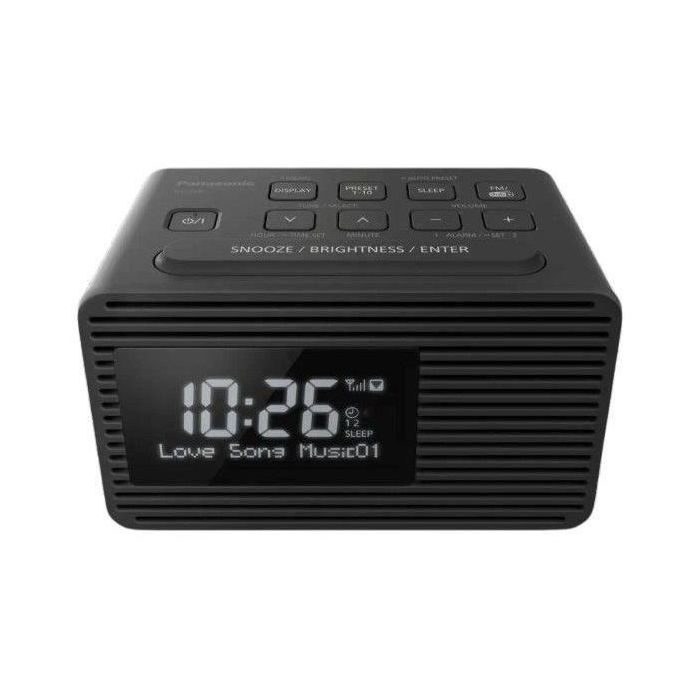 Panasonic RC-D8EG-K Radio Despertador DAB+ con Función de Repetición Negro 1 Panasonic RC-D8EG-K Radio Despertador DAB+ con Función de Repetición Negro 1
