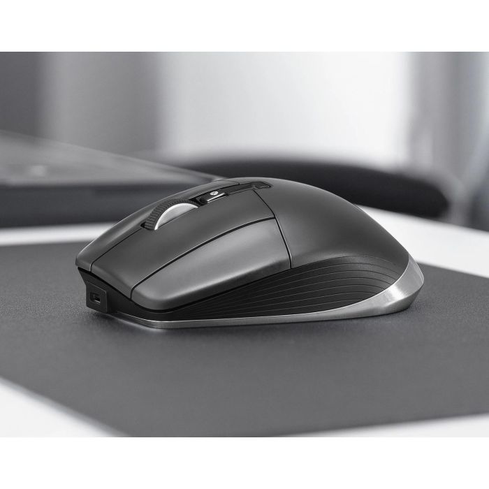 3DCONNEXION 3DX-700117 CadMouse Pro Wireless Left Ratón Óptico 7200 DPI RF + Bluetooth USB-C Recargable Ergonómico para Diseño 3
